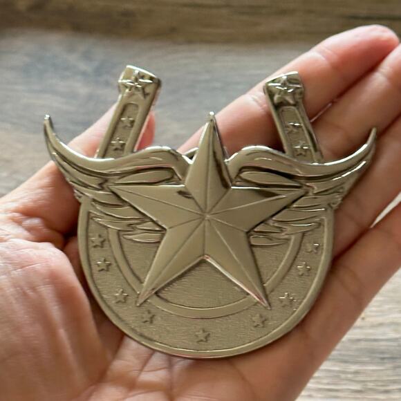 Men’s horseshoe star belt buckle vintage - Picture 3 of 3